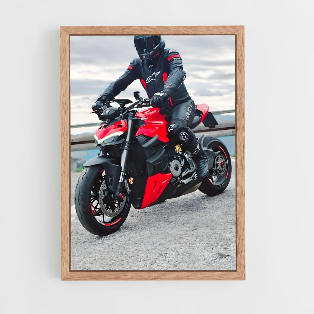 Poster Streetfighter v2 Intrépide – affiche Ducati (vue 4)